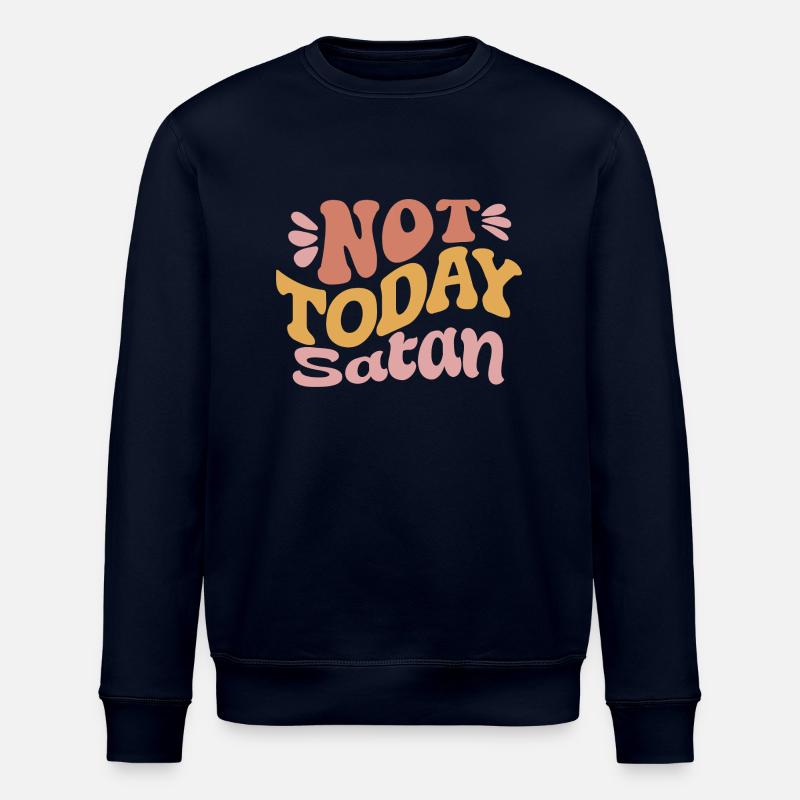 Nicht heute Satan - Stanley/Stella Unisex Bio-Sweatshirt ROLLER - Navy