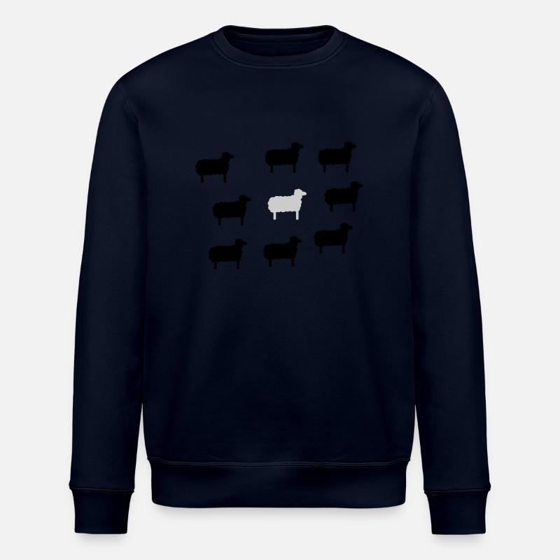 weißes Schaf - Stanley/Stella Unisex Bio-Sweatshirt ROLLER - Navy