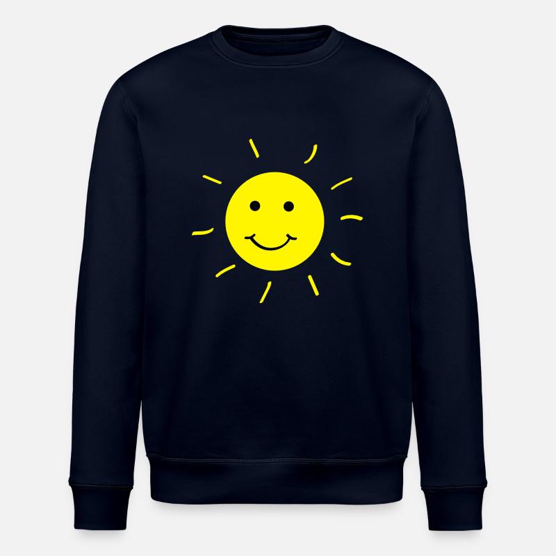 Fröhliche Sonne - Sweat bio ROLLER Stanley/Stella Unisexe - marine