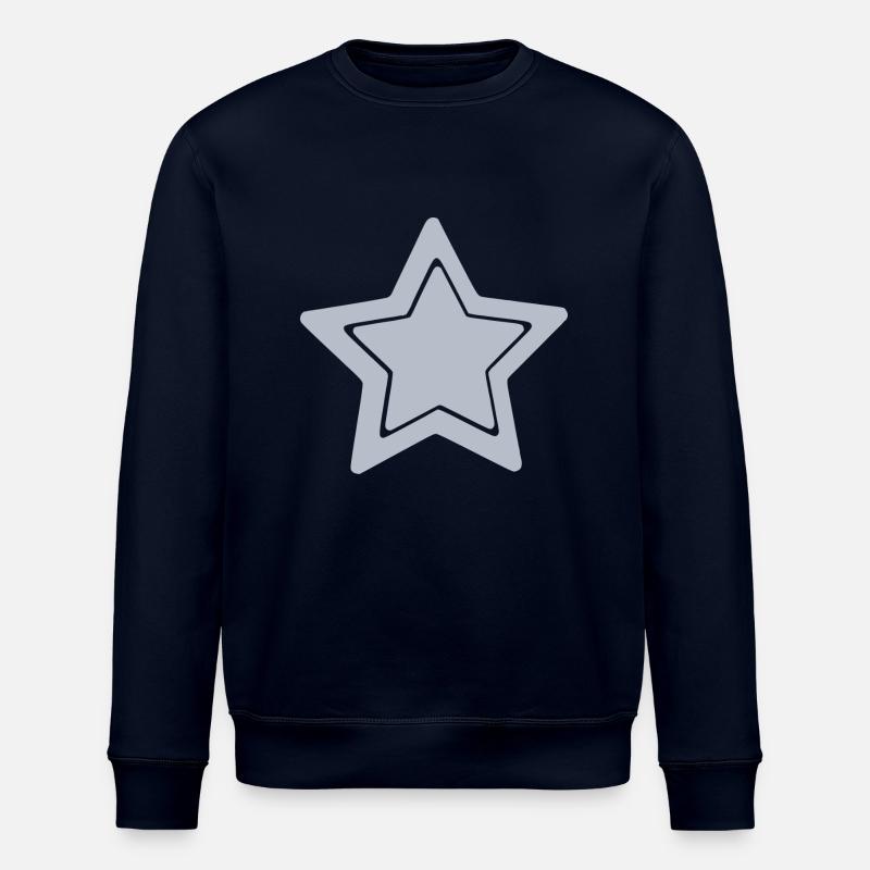 Étoile bleue - Sweat bio ROLLER Stanley/Stella Unisexe - marine