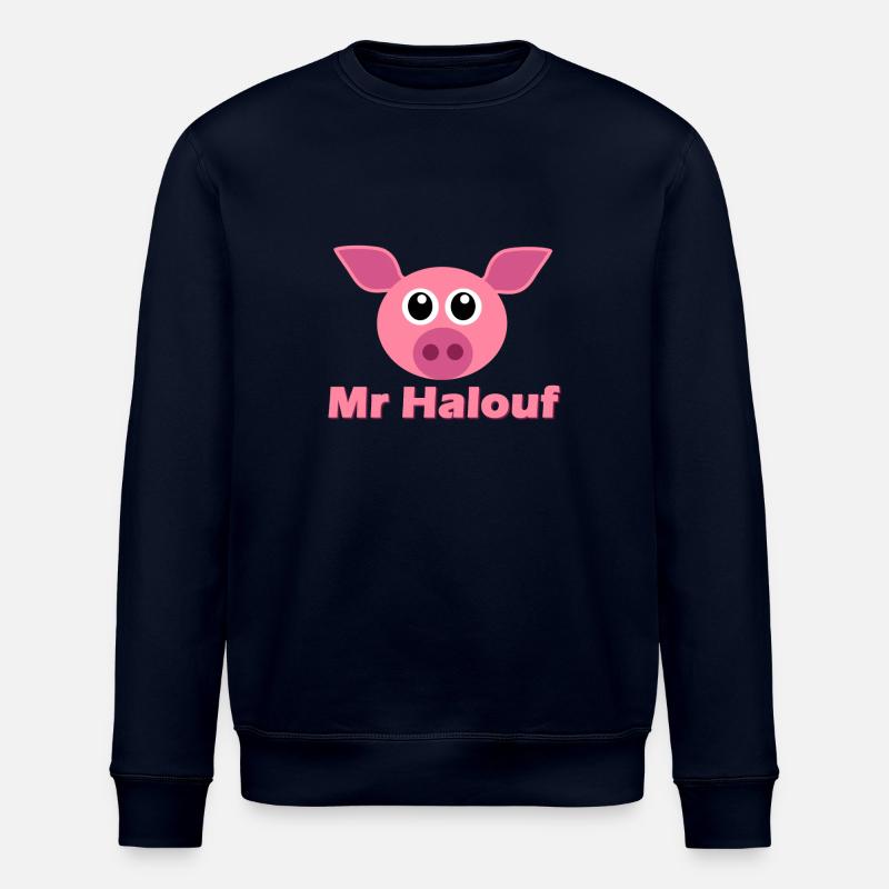 Mr Halouf - Sweat bio ROLLER Stanley/Stella Unisexe - marine