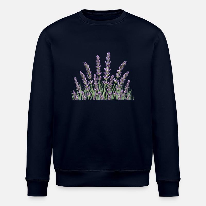 Lavender stalks Lavender - Stanley/Stella ROLLER Unisex Organic Sweatshirt - navy