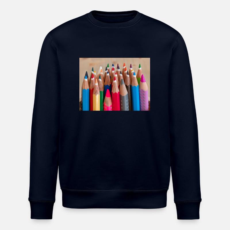 Crayons de couleur - Sweat bio ROLLER Stanley/Stella Unisexe - marine