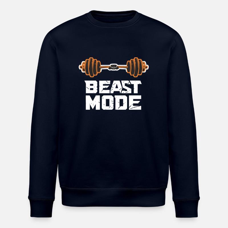 BEAST MOD FITNESSSTUDIO - Stanley/Stella Unisex Bio-Sweatshirt ROLLER - Navy