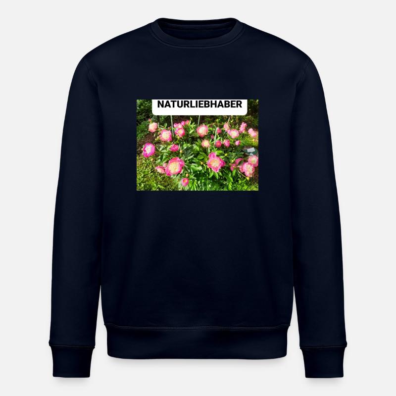 Pfingstrosen - Stanley/Stella Unisex Bio-Sweatshirt ROLLER - Navy