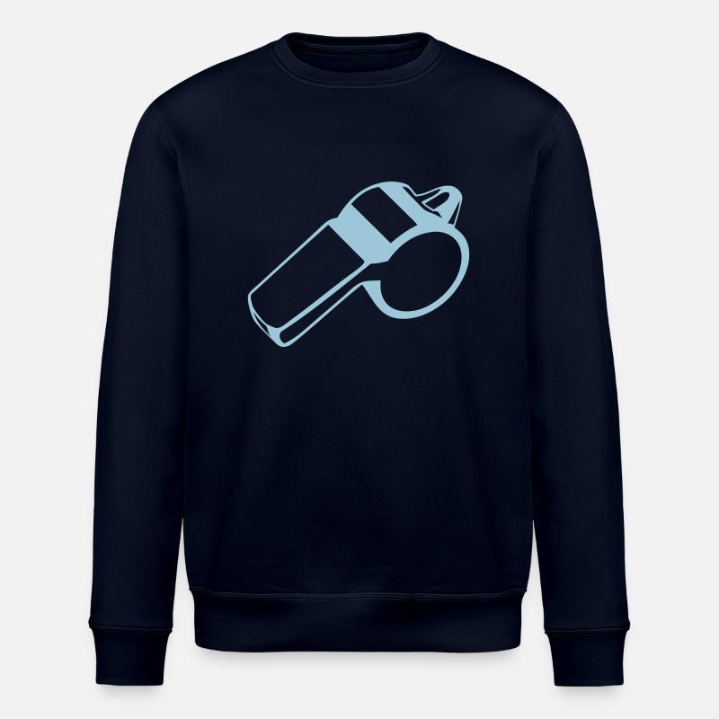 referee whistle 1 - Stanley/Stella ROLLER Unisex Organic Sweatshirt - navy