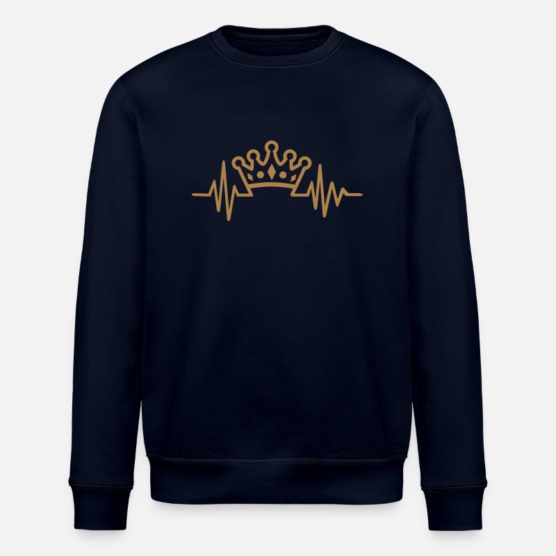 couronne - Sweat bio ROLLER Stanley/Stella Unisexe - marine