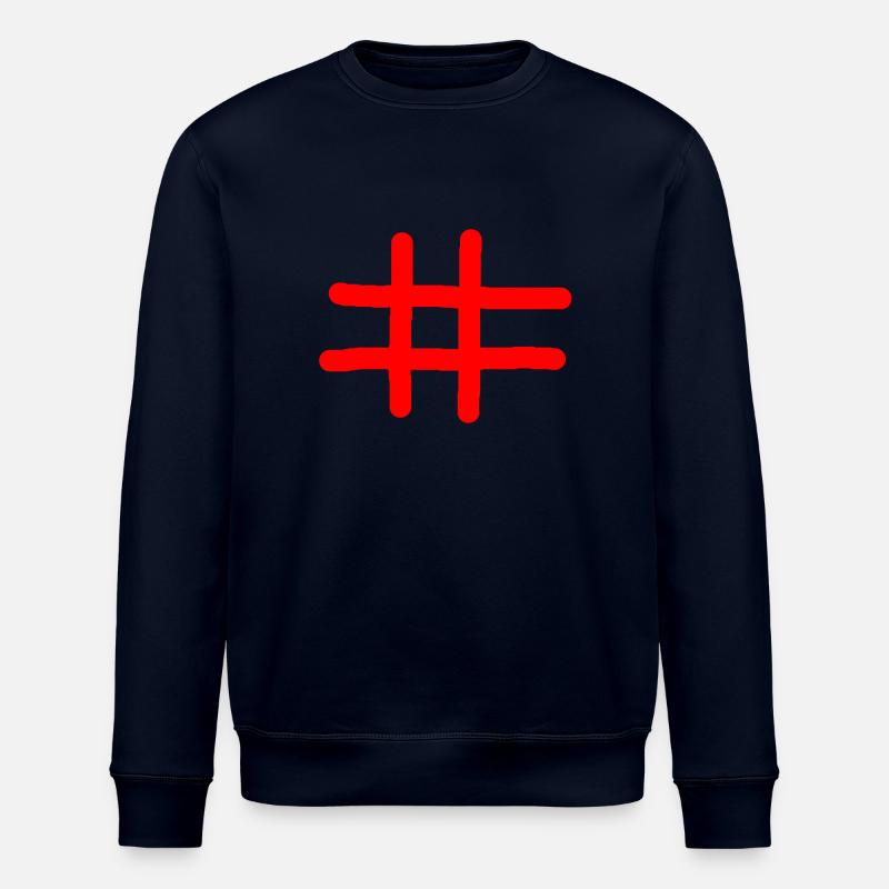 Hashtag - Sweat bio ROLLER Stanley/Stella Unisexe - marine