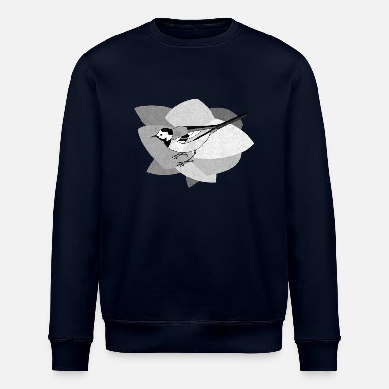 Bachstelze Vogel - Stanley/Stella Unisex Bio-Sweatshirt ROLLER - Navy