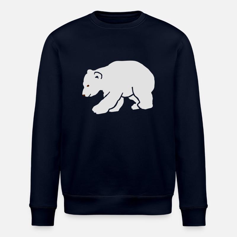 Eisbär Knut Polar - Stanley/Stella Unisex Bio-Sweatshirt ROLLER - Navy