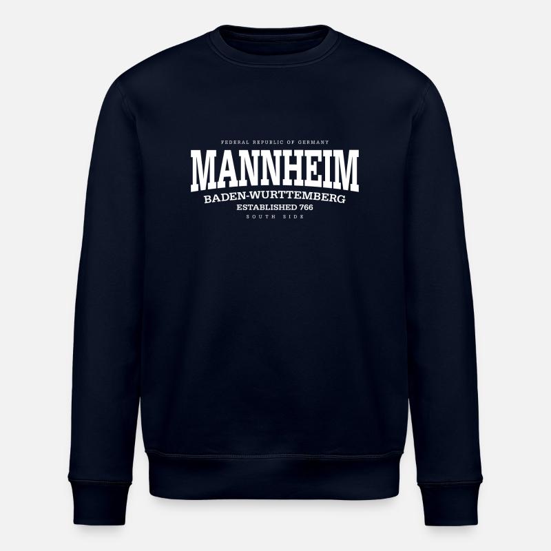 Mannheim (white Edt. '13) - Stanley/Stella ROLLER Unisex Organic Sweatshirt - navy