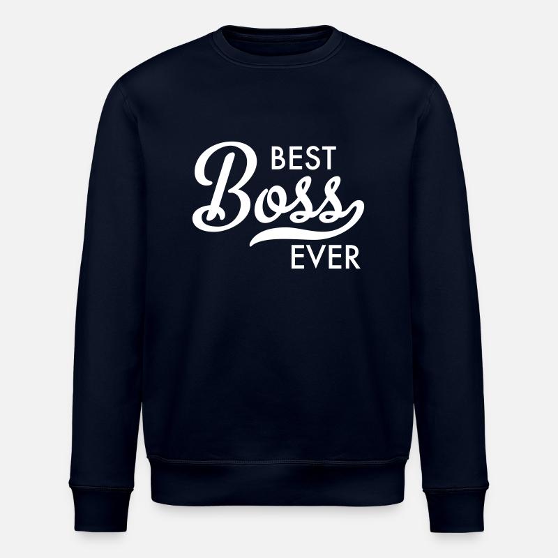 Bester Boss der Welt - Stanley/Stella Unisex Bio-Sweatshirt ROLLER - Navy