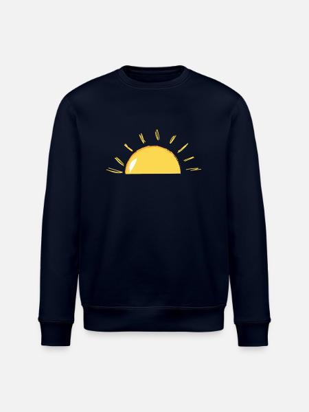 Sunshine - Stanley/Stella ROLLER Unisex Organic Sweatshirt - navy