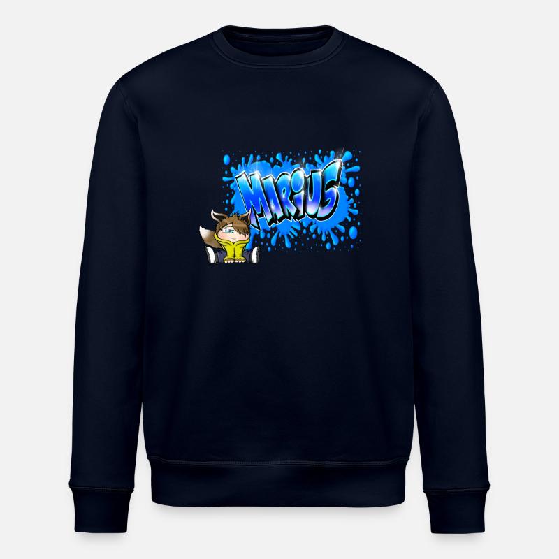 MARIUS GRAFFITI NAME PRINT - Sweat bio ROLLER Stanley/Stella Unisexe - marine