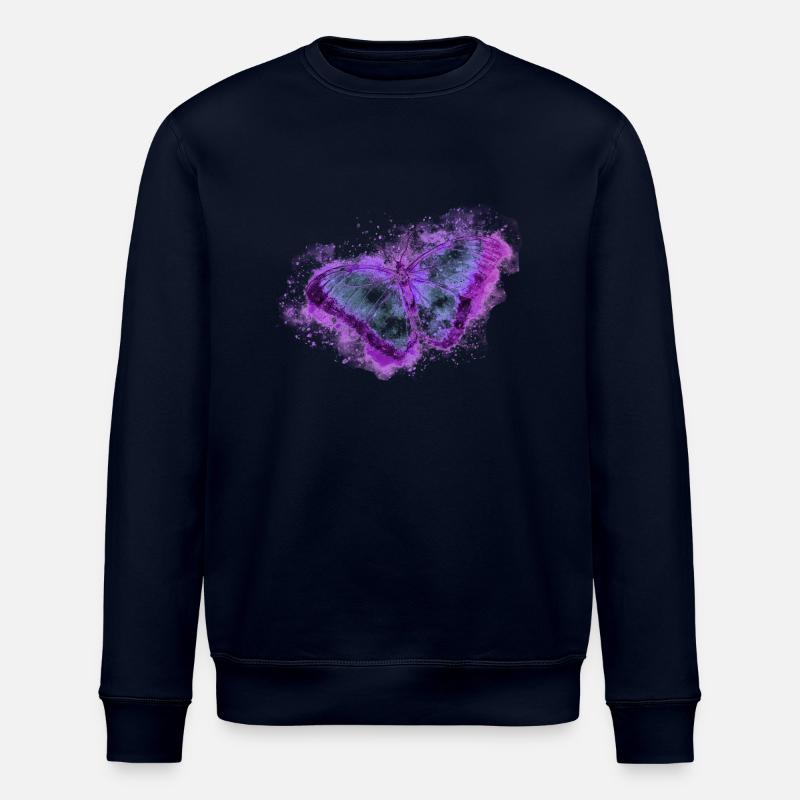 Schmetterling - Stanley/Stella Unisex Bio-Sweatshirt ROLLER - Navy