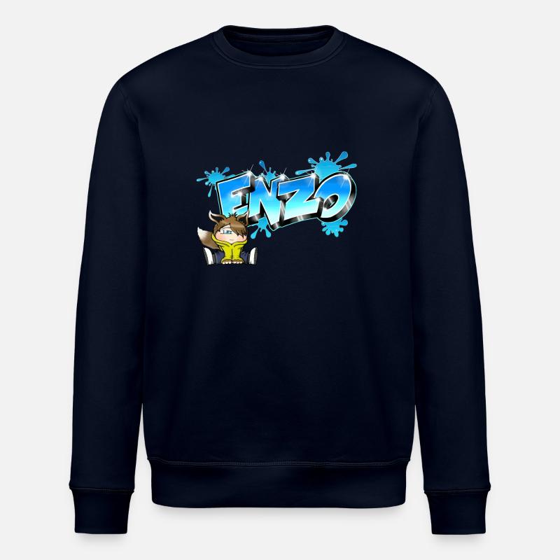 Enzo Graffiti Name - Sweat bio ROLLER Stanley/Stella Unisexe - marine