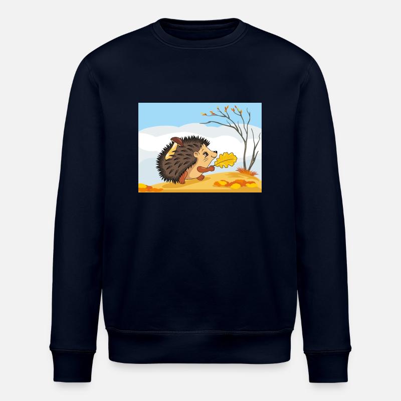 Mignon hérisson ambulant - Sweat bio ROLLER Stanley/Stella Unisexe - marine