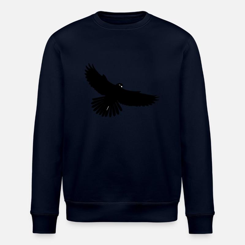 Schwarzer Vogel - Stanley/Stella Unisex Bio-Sweatshirt ROLLER - Navy