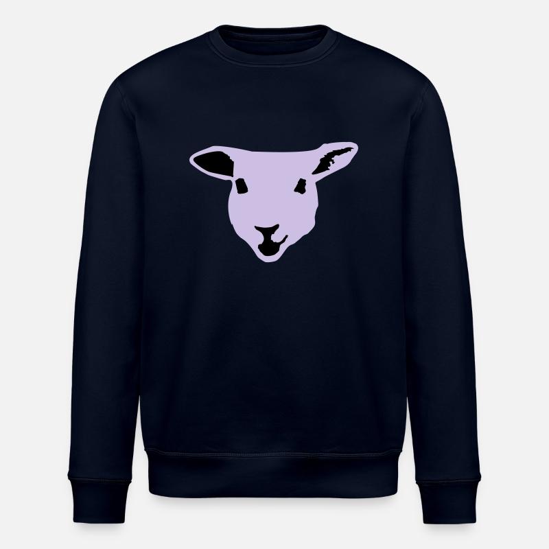 sheep, lamb - Sweat bio ROLLER Stanley/Stella Unisexe - marine