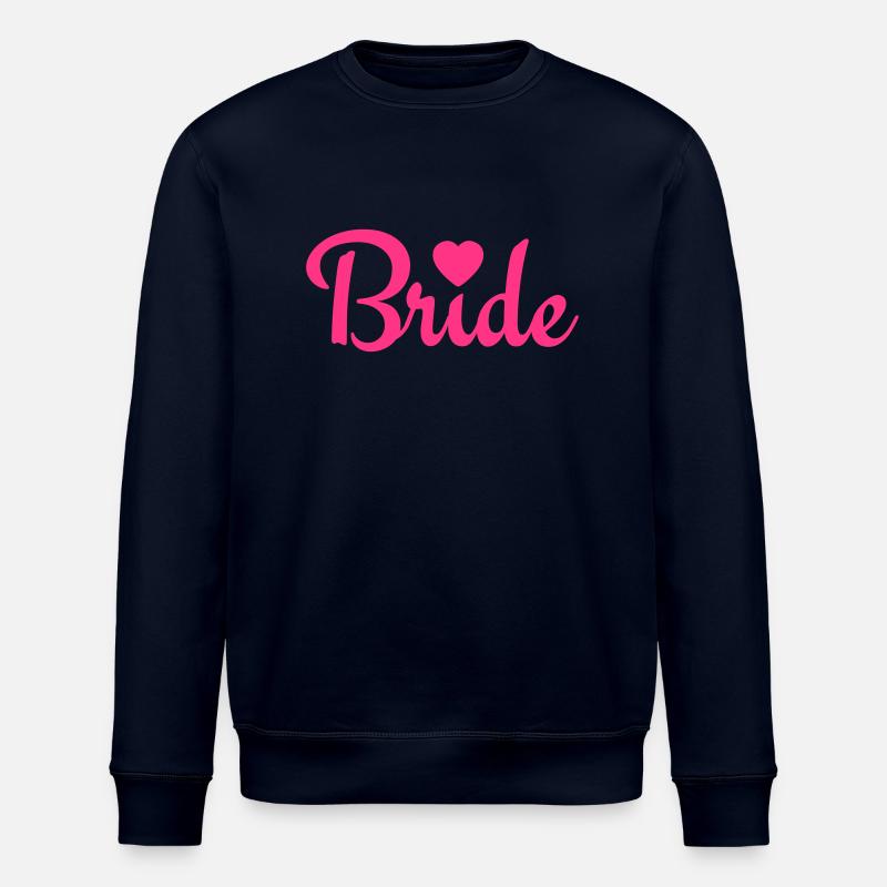 bride with heart 1c - Sweat bio ROLLER Stanley/Stella Unisexe - marine