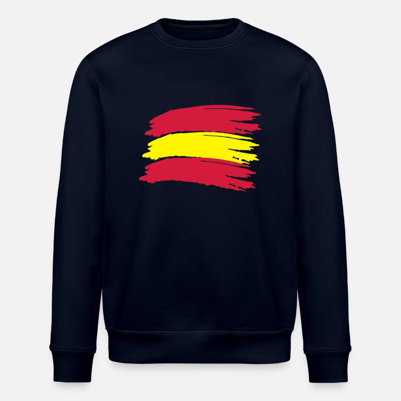 Flagge Spanien - Stanley/Stella Unisex Bio-Sweatshirt ROLLER - Navy