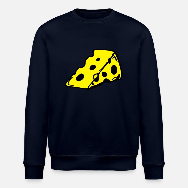cheese_1 - Stanley/Stella ROLLER Unisex Organic Sweatshirt - navy