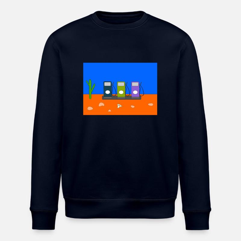 Zapfsaeulen in der Wueste - Stanley/Stella Unisex Bio-Sweatshirt ROLLER - Navy