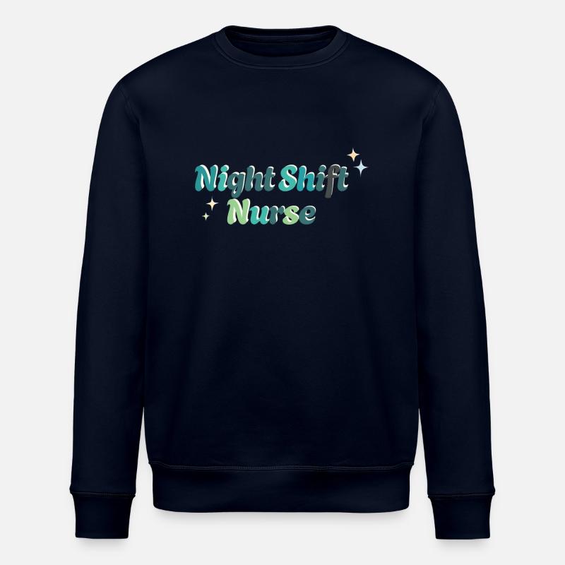 Nachtschicht-Schwester - Stanley/Stella Unisex Bio-Sweatshirt ROLLER - Navy