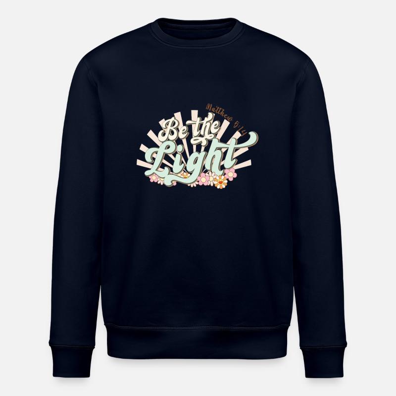 Be The Light - Stanley/Stella Unisex Bio-Sweatshirt ROLLER - Navy