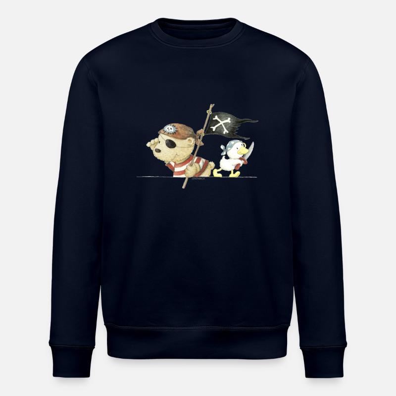 PP_Pirat_05 - Stanley/Stella Unisex Bio-Sweatshirt ROLLER - Navy