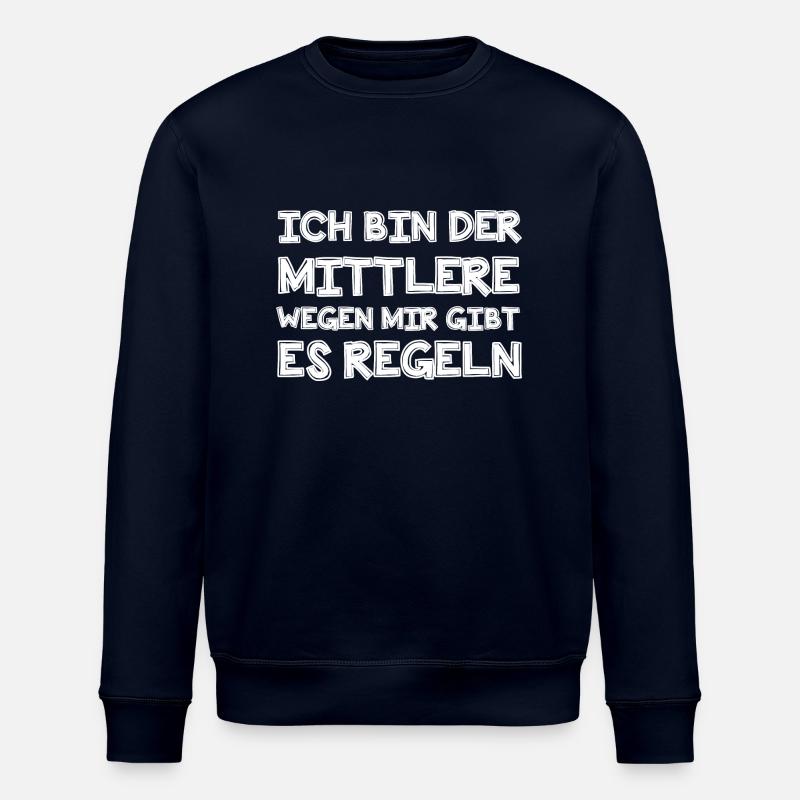 Ich bin der Mittlere - Stanley/Stella Unisex Bio-Sweatshirt ROLLER - Navy