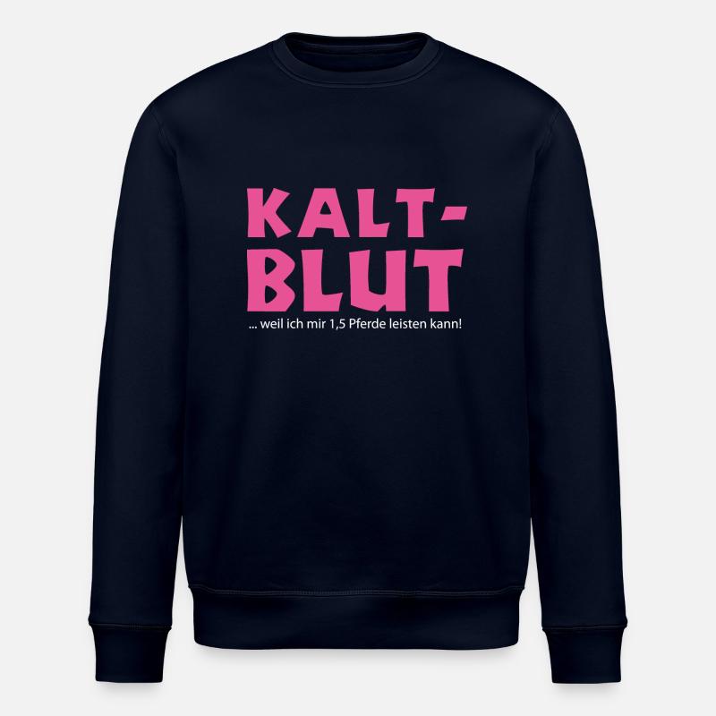 Kaltblut =1,5_Pferde-2 - Stanley/Stella Unisex Bio-Sweatshirt ROLLER - Navy