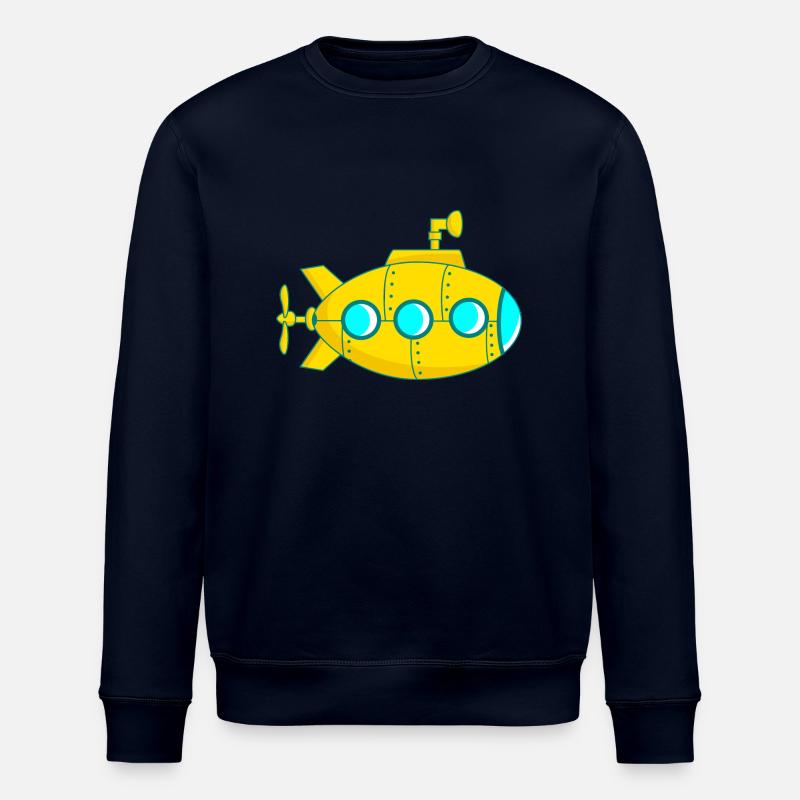 Gelbes U-Boot - Stanley/Stella Unisex Bio-Sweatshirt ROLLER - Navy