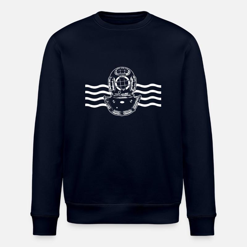 Scaphandrier - Sweat bio ROLLER Stanley/Stella Unisexe - marine