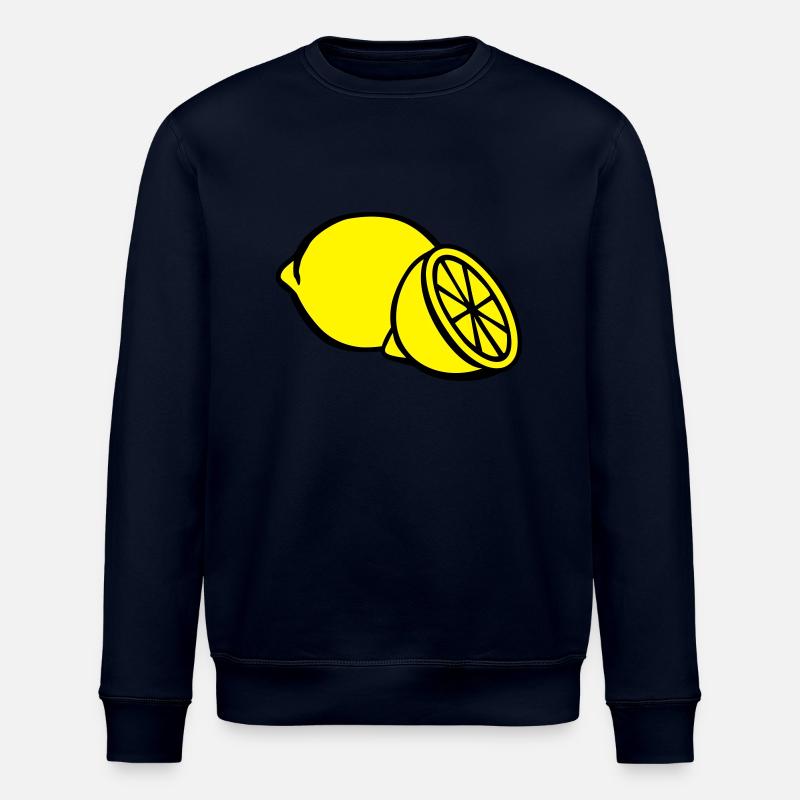 Lemon - Stanley/Stella ROLLER Unisex Organic Sweatshirt - navy