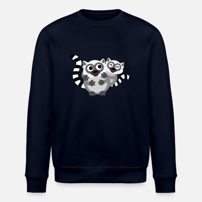 Klammeraffen - Lemur - Stanley/Stella Unisex Bio-Sweatshirt ROLLER - Navy