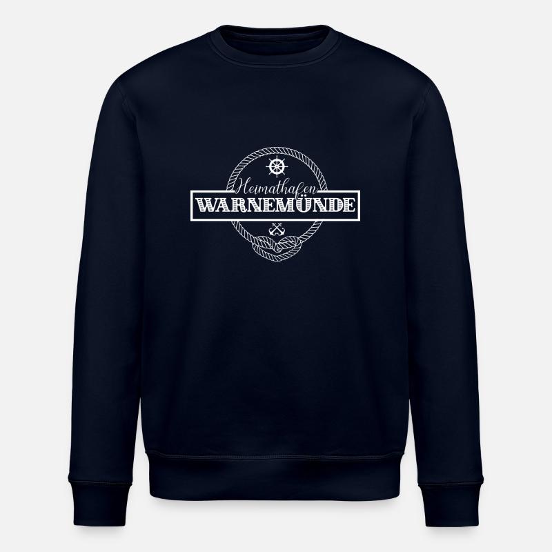 Heimathafen Warnemünde - Stanley/Stella Unisex Bio-Sweatshirt ROLLER - Navy