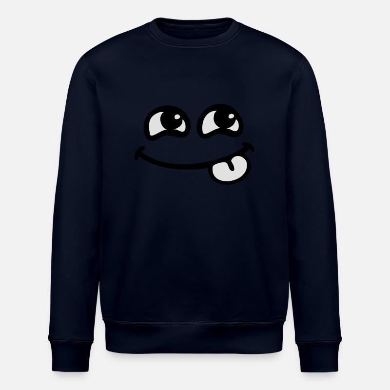 smile Zunge - Stanley/Stella Unisex Bio-Sweatshirt ROLLER - Navy