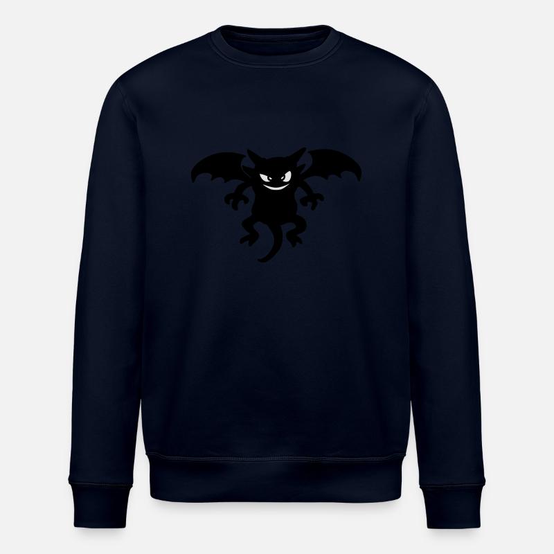devil - Stanley/Stella ROLLER Unisex Organic Sweatshirt - navy