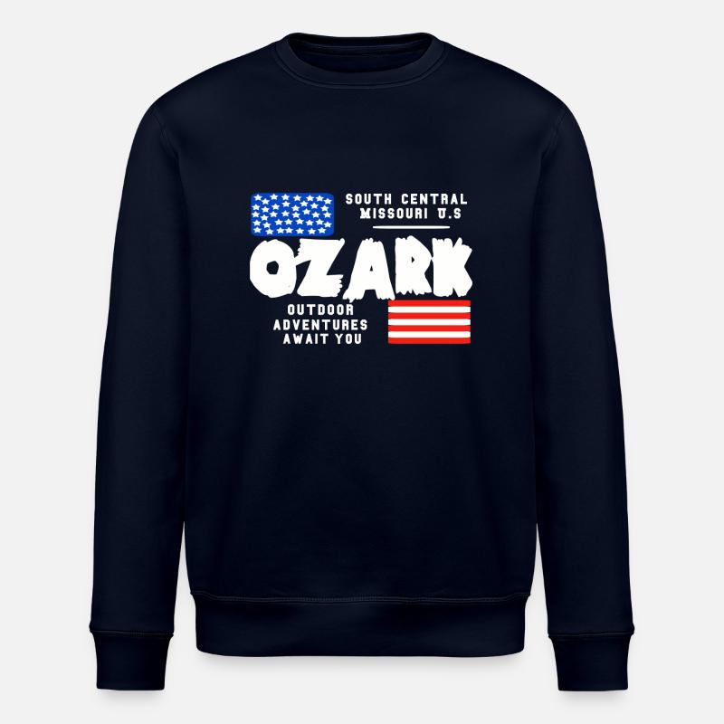 Missouri Ozark - Sweat bio ROLLER Stanley/Stella Unisexe - marine