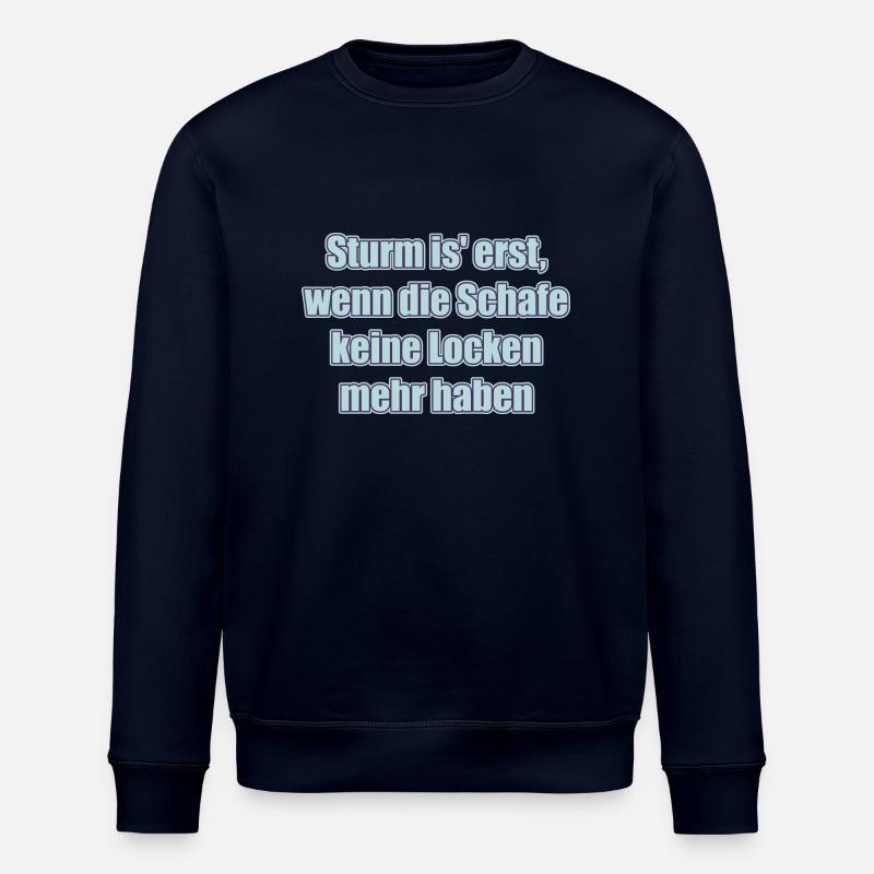 Glatthaarschafe - Stanley/Stella Unisex Bio-Sweatshirt ROLLER - Navy