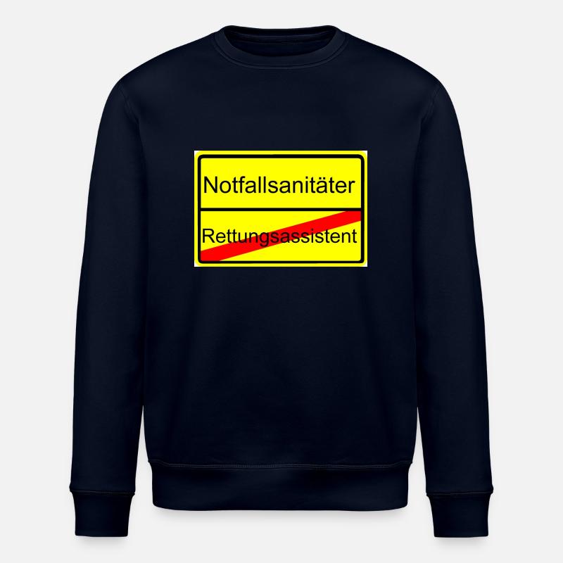 Vom Rettungsassistent zum Notfallsanitäter - Stanley/Stella Unisex Bio-Sweatshirt ROLLER - Navy