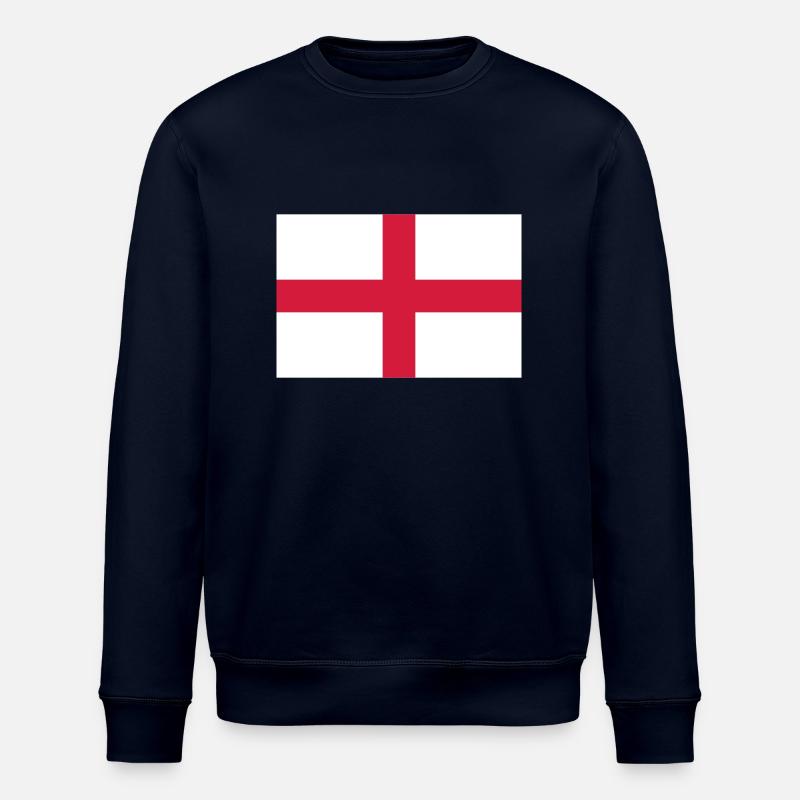 england flag - Stanley/Stella Unisex Bio-Sweatshirt ROLLER - Navy