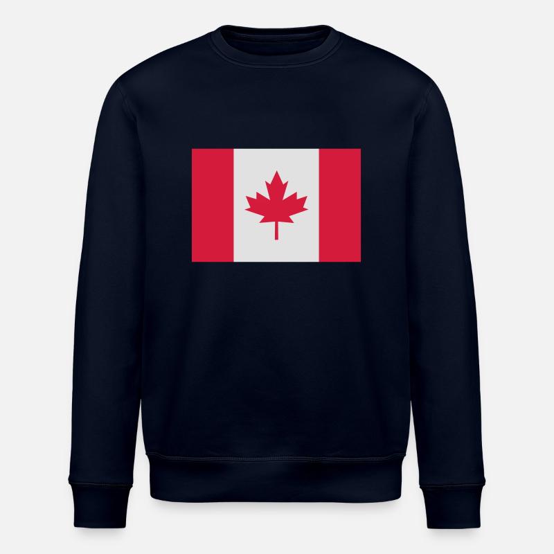 Canadian Flag - Stanley/Stella Unisex Bio-Sweatshirt ROLLER - Navy