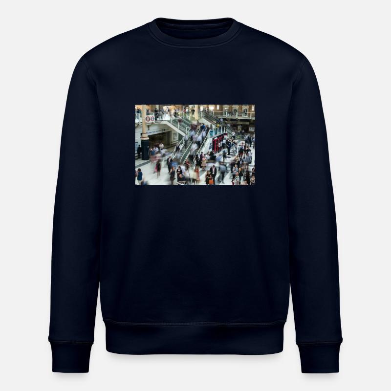 Londoner Hauptbahnhof - Stanley/Stella Unisex Bio-Sweatshirt ROLLER - Navy