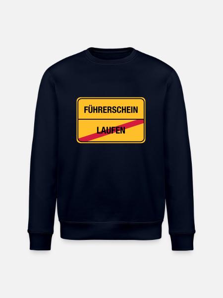 Laufen - Führerschein (dh) - Stanley/Stella Unisex Bio-Sweatshirt ROLLER - Navy