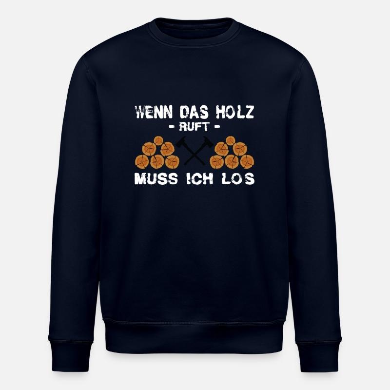 Holz ruft - Stanley/Stella Unisex Bio-Sweatshirt ROLLER - Navy