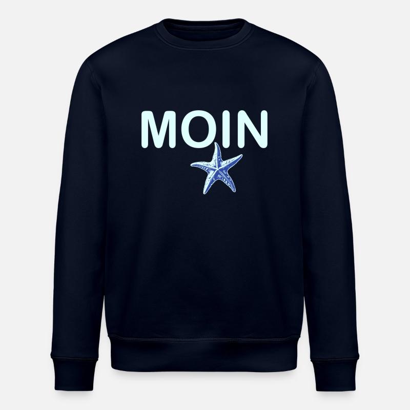 Bonjour avec Starfish - Sweat bio ROLLER Stanley/Stella Unisexe - marine