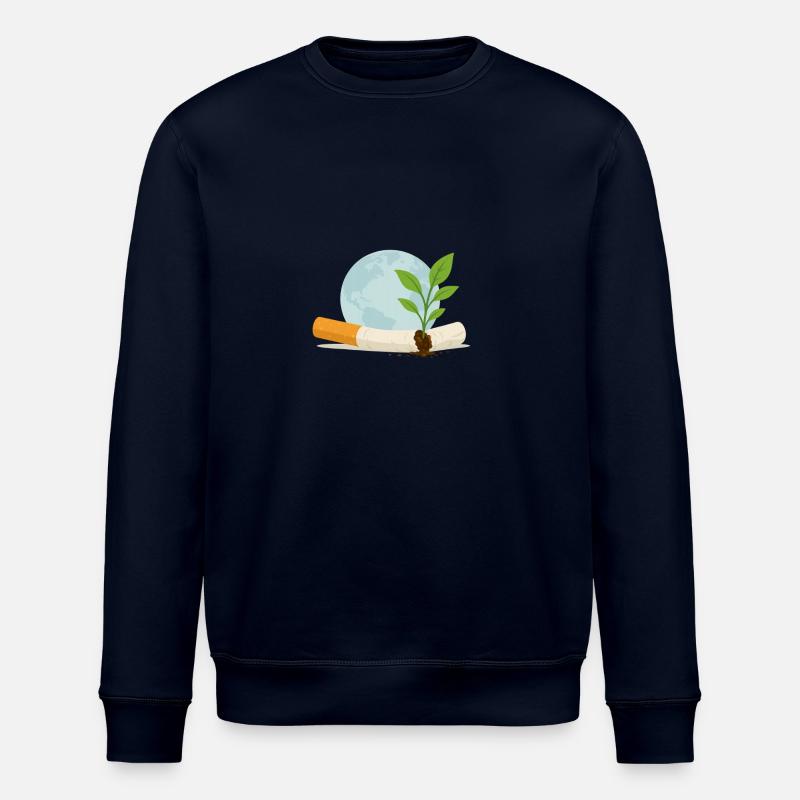Pour un monde sans tabac - Sweat bio ROLLER Stanley/Stella Unisexe - marine