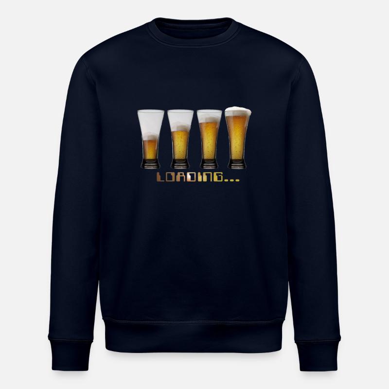 shirt loading beers by CustomStyle - Stanley/Stella ROLLER Unisex Organic Sweatshirt - navy